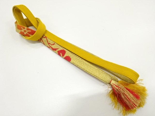 JAPANESE KIMONO / HANDTIED OBIJIME CORD